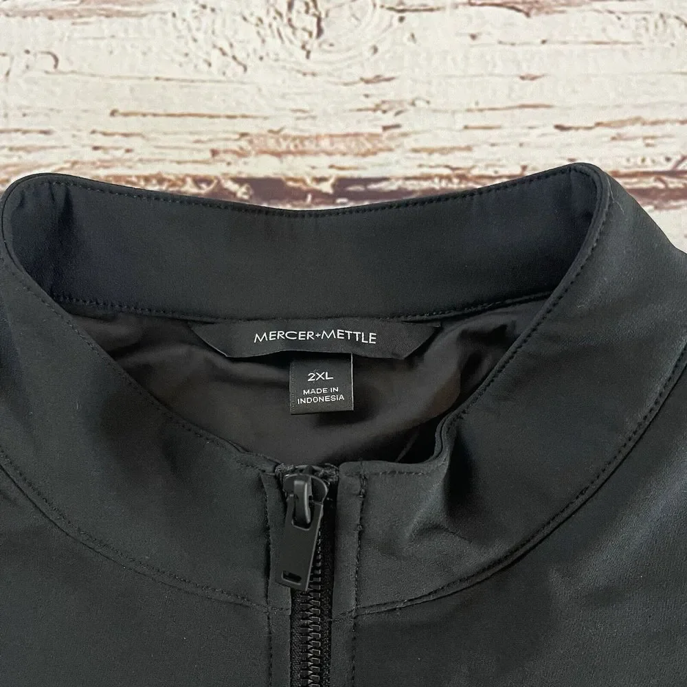 Mercer Mettle Workday Men's Size 2XL‎ Jacket Zippered Black